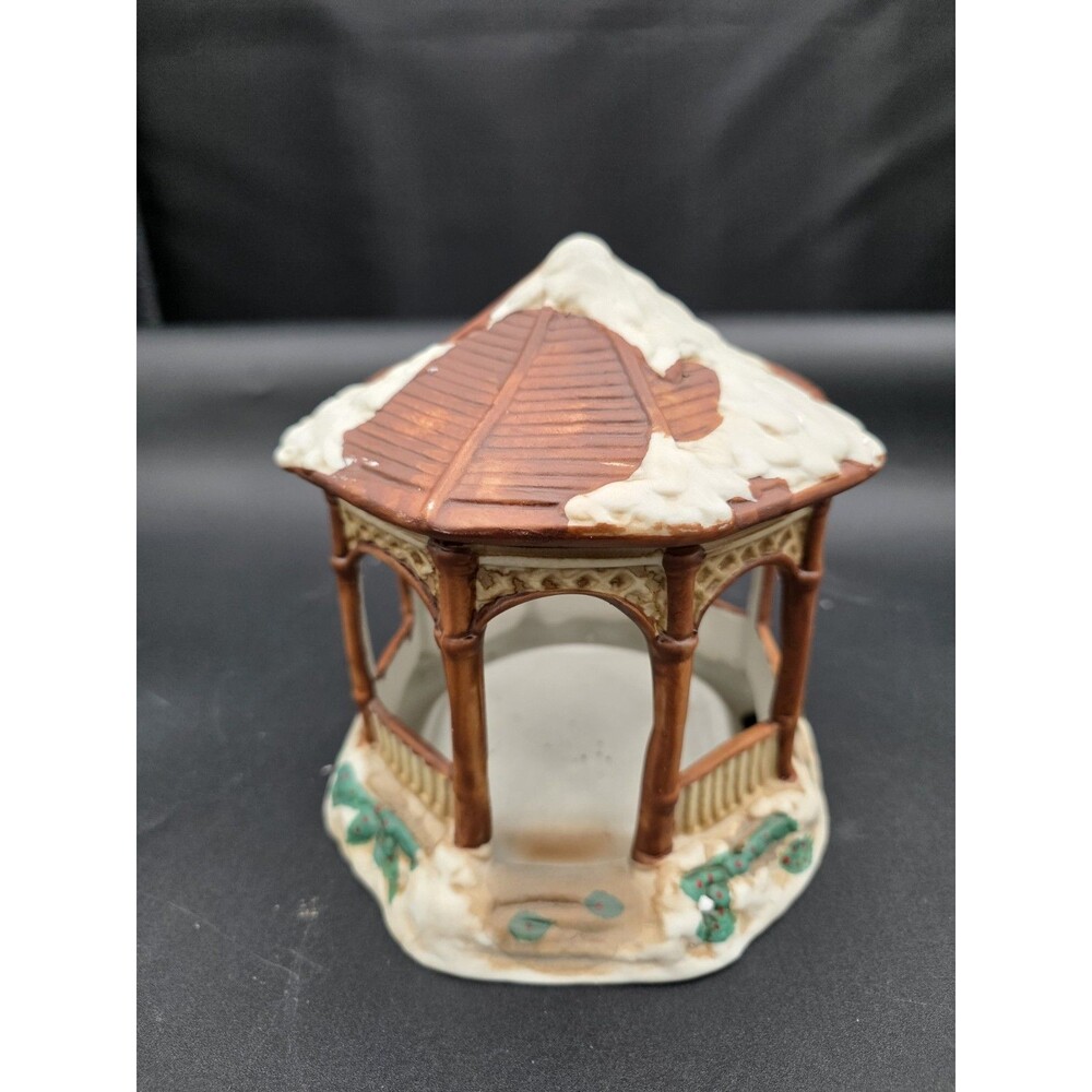 Mervyn’s Christmas Village Square Collection Gazebo Ceramic Accessory